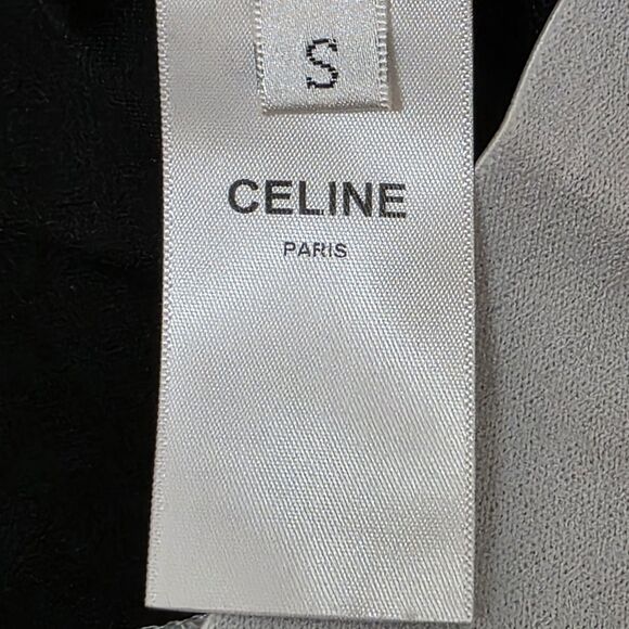 Celine Paris Athletic Pants Jogger Women Small Black Embroider Vtg Logo Pockets - Picture 8 of 8